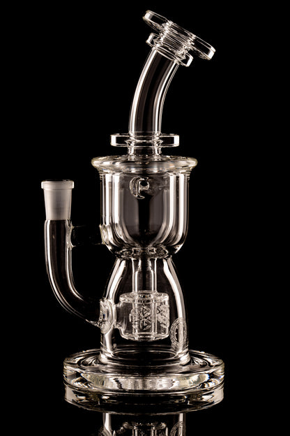 Fat Boy Glass - 10mm Clear Mini Torus Recycler