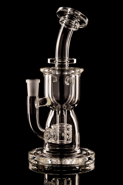Fat Boy Glass - 10mm Clear Mini Torus Recycler