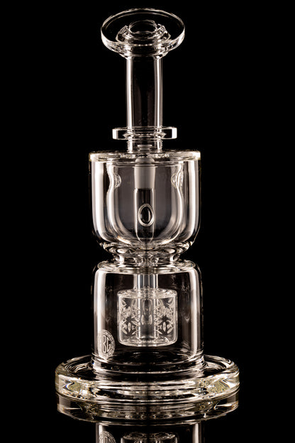 Fat Boy Glass - 14mm Clear Full Size Torus Recycler