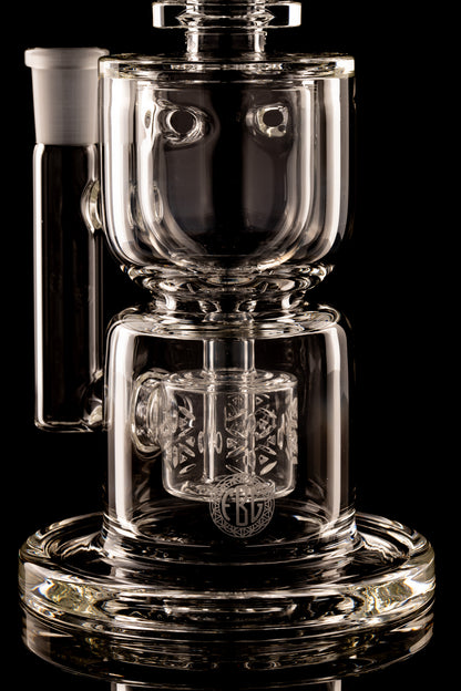 Fat Boy Glass - 14mm Clear Full Size Torus Recycler