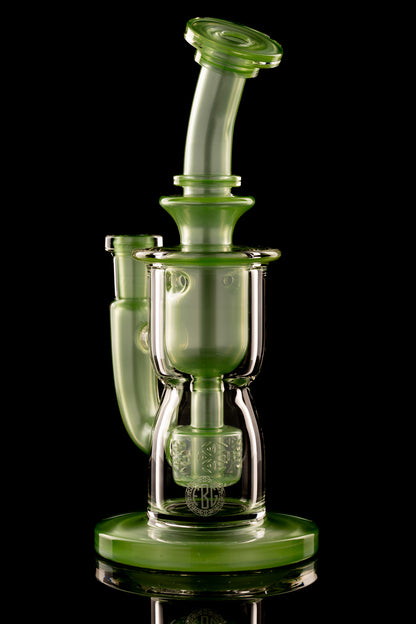 Fat Boy Glass - 10mm Mini Torus V2 Recycler - Chromium