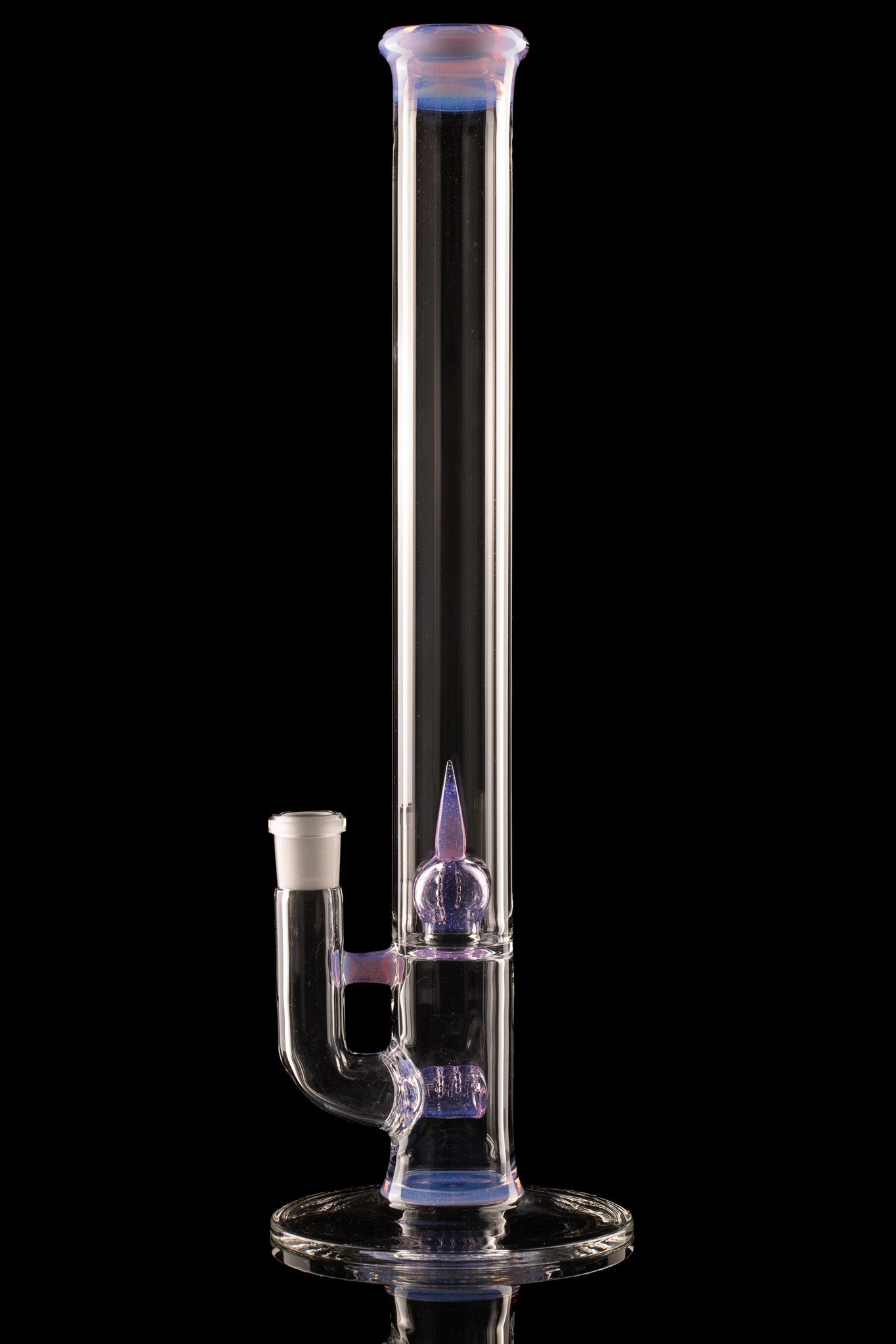 Green Belt Glass - Colour Accented Stem-Imperial - Pink Slyme