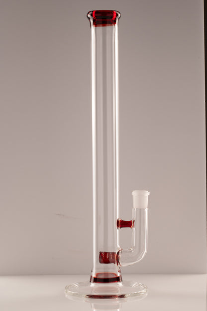 Green Belt Glass - Colour Accented 44mm Stemline - Pomegranate