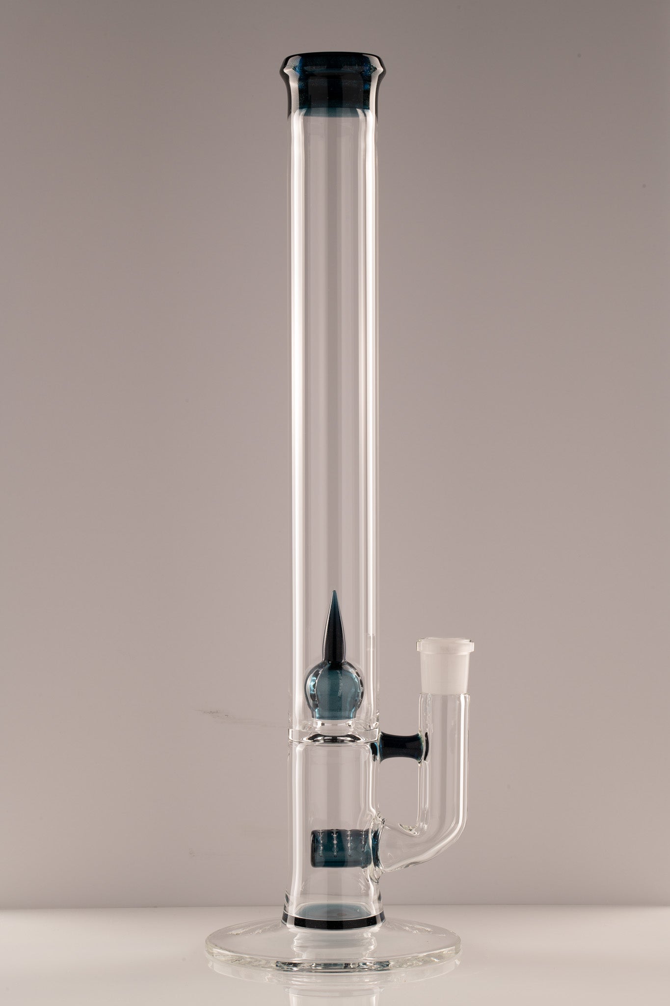 Green Belt Glass - Colour Accented Stem-Imperial - Heavy Blue Stardust