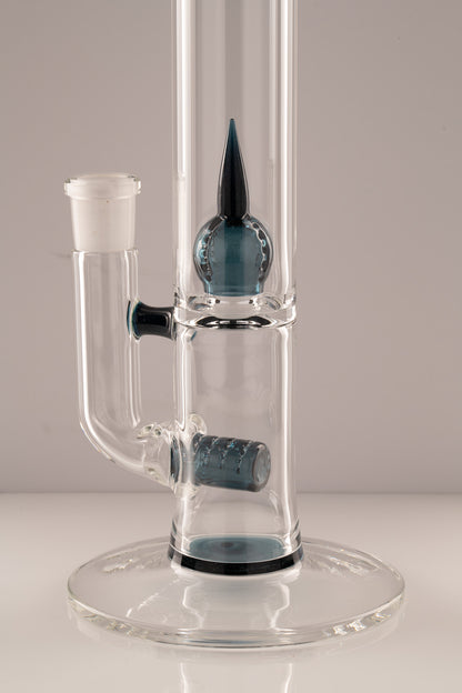 Green Belt Glass - Colour Accented Stem-Imperial - Heavy Blue Stardust