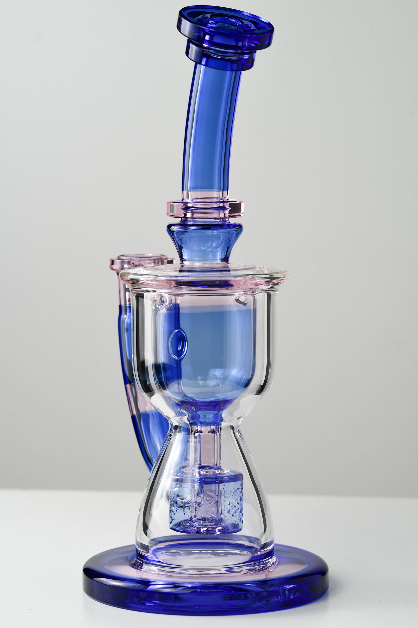 Fat Boy Glass - Pink/Blue Torus V2