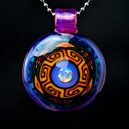 Kai Brown - Disc Flip Opal Encased Pendant