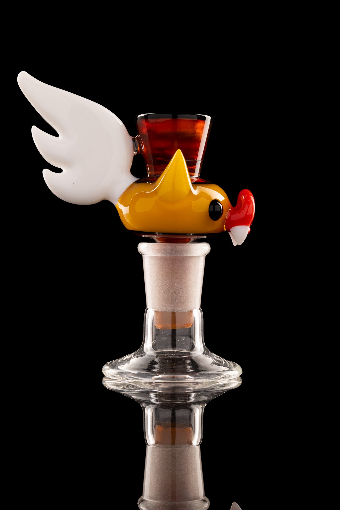 Ryno Glass - 14mm 4 Hole Duck Wing Bowl
