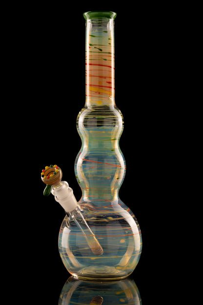 Al Gore - Fumed Double Bubble Beaker Bong