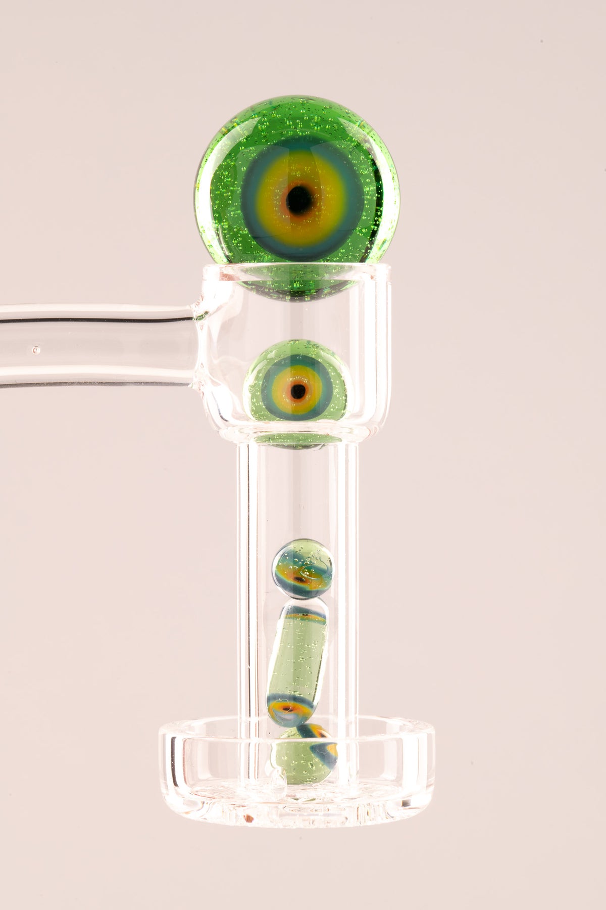 Elbo Glass Rig Elbo Glass - Dino Eye Slurper Set - 2 – Baked Turkey Heady Glass
