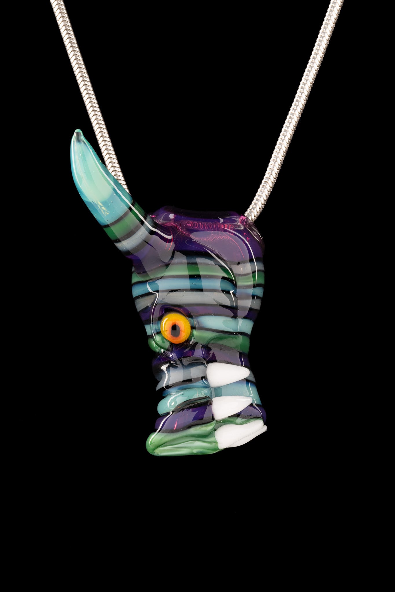 Thill Glassworks X Tony Kazy - Encalmo Dragon Head Collab Pendant