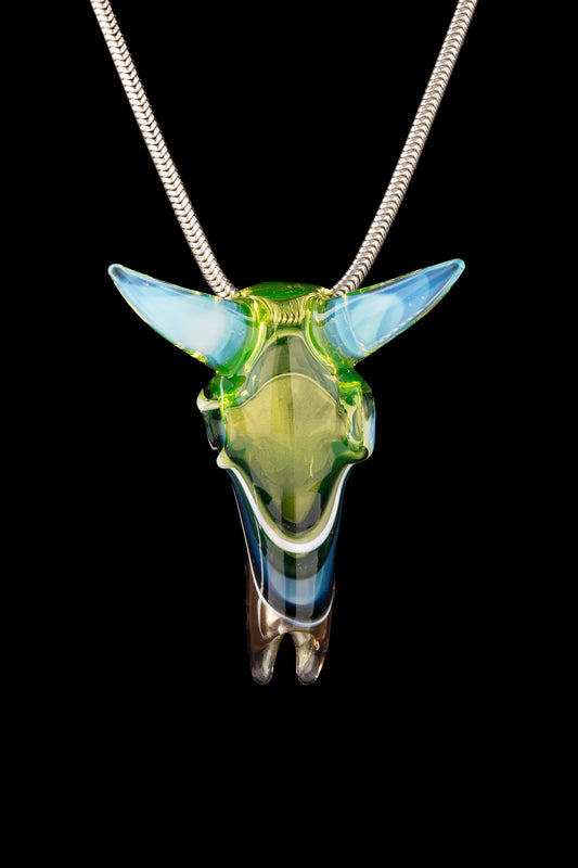 Thill Glassworks X Burtoni - Encalmo Bird Skull Collab Pendant