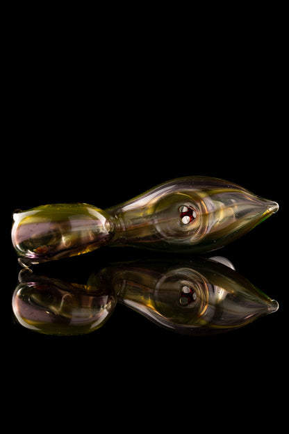 Thill Glassworks X Burtoni - 18mm 3-Hole Collab Worked Flamingo Slide