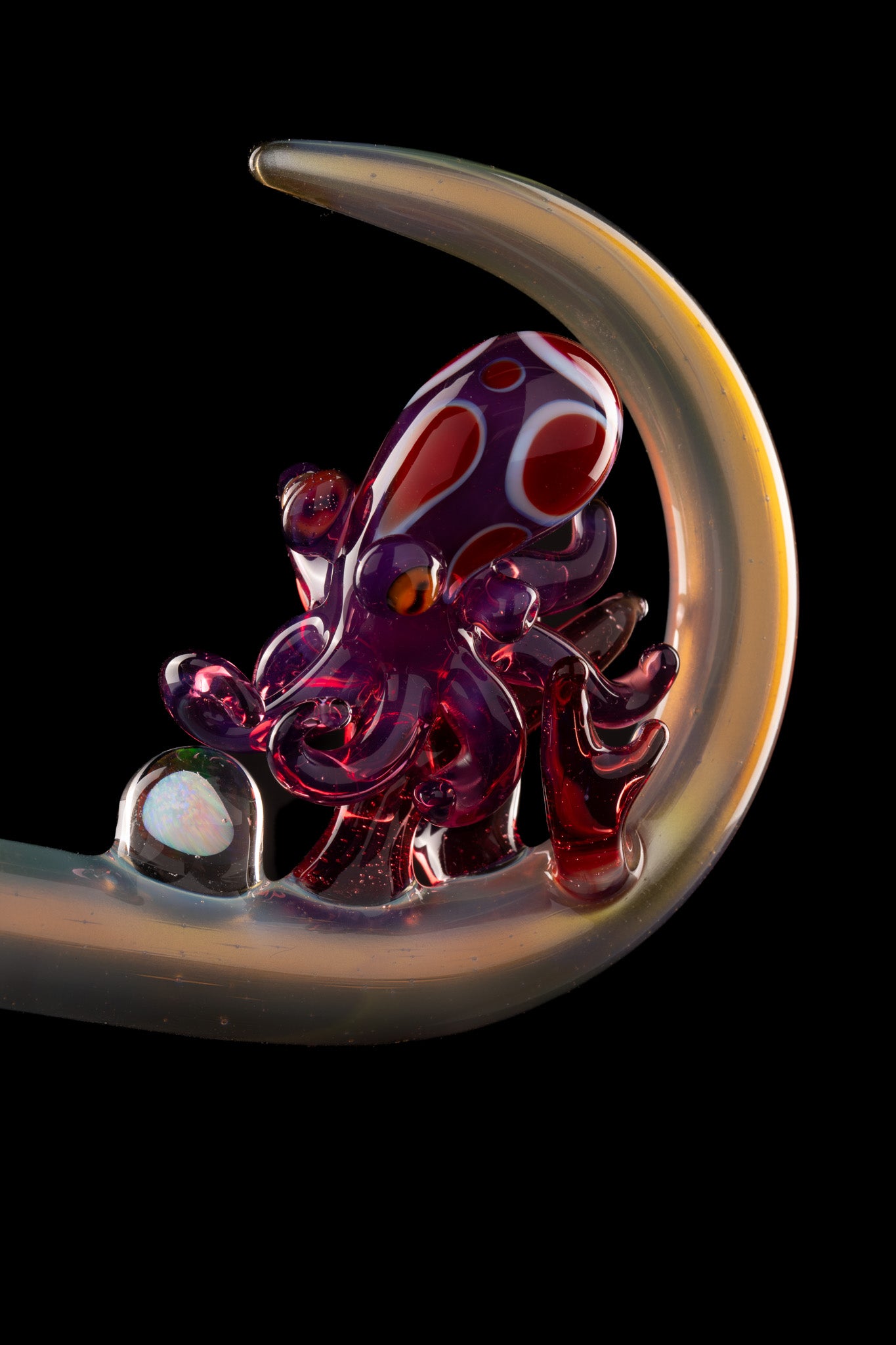 Thill Glassworks X Burtoni - 18mm 4-Hole Collab Octopus Slide