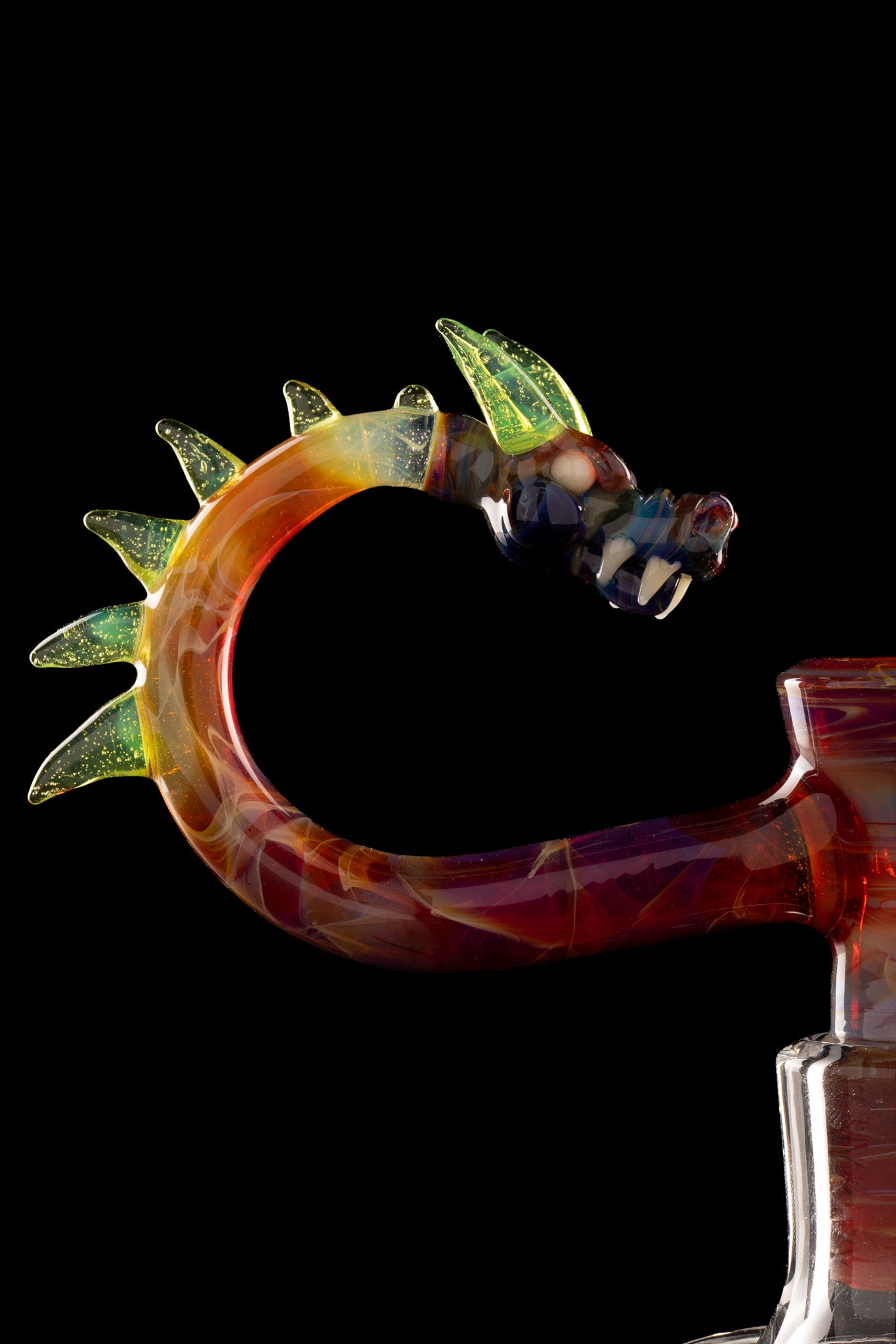 Thill Glassworks X Tony Kazy - 18mm 4-Hole Collab Dragon Head Slide