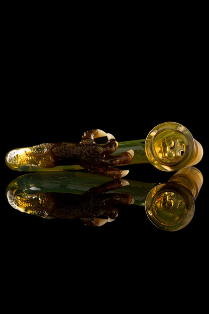 Thill Glassworks X Tony Kazy - 18mm 4-Hole Collab Textured Dragon Hand Slide