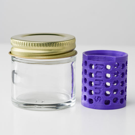 Kuhns Glass - Pearl Jar Washing Station - Purple