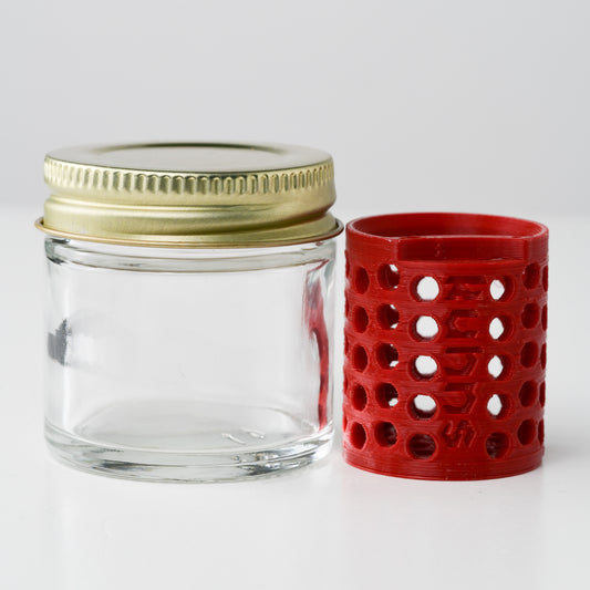Kuhns Glass - Pearl Jar Washing Station - Red