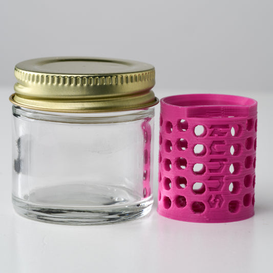 Kuhns Glass - Pearl Jar Washing Station - Pink