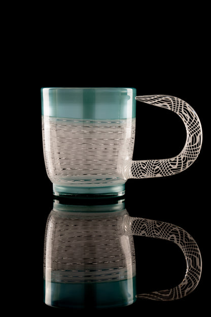 Thill Glassworks X Burtoni - Linework Up Horn Collab Cup