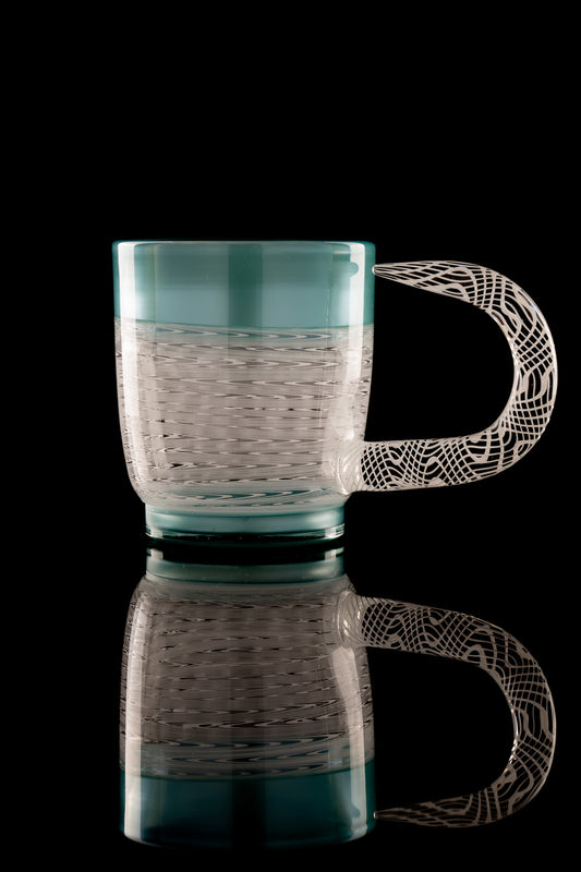 Thill Glassworks X Burtoni - Linework Up Horn Collab Cup
