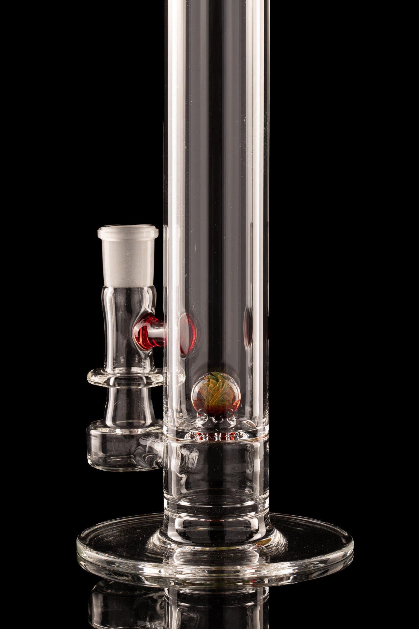 Discobox Glass - 44mm Marble Natty Perc Tube - 3