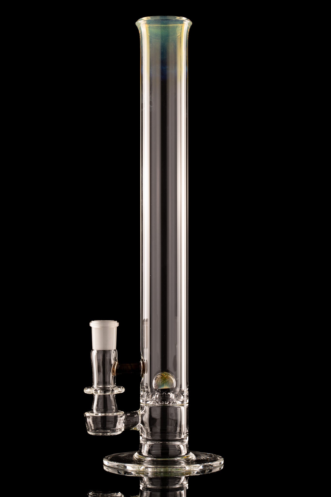 Discobox Glass - 44mm Marble Natty Perc Tube - 4