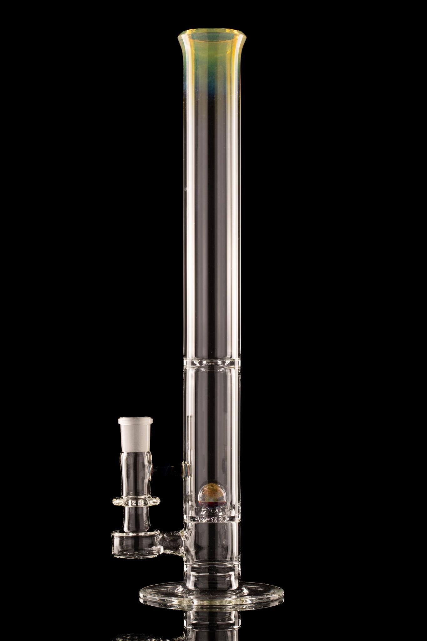 Discobox Glass - 44mm Marble Natty Perc Tube - 5