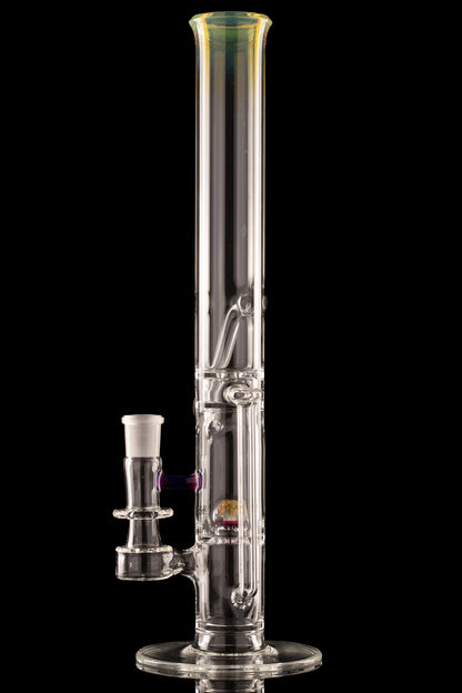 Discobox Glass - 44mm Marble Natty Recycler Tube - 2