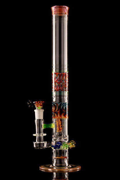 Discobox Glass - 44mm Marble Natty Perc Tube "Dino's Last Dance"