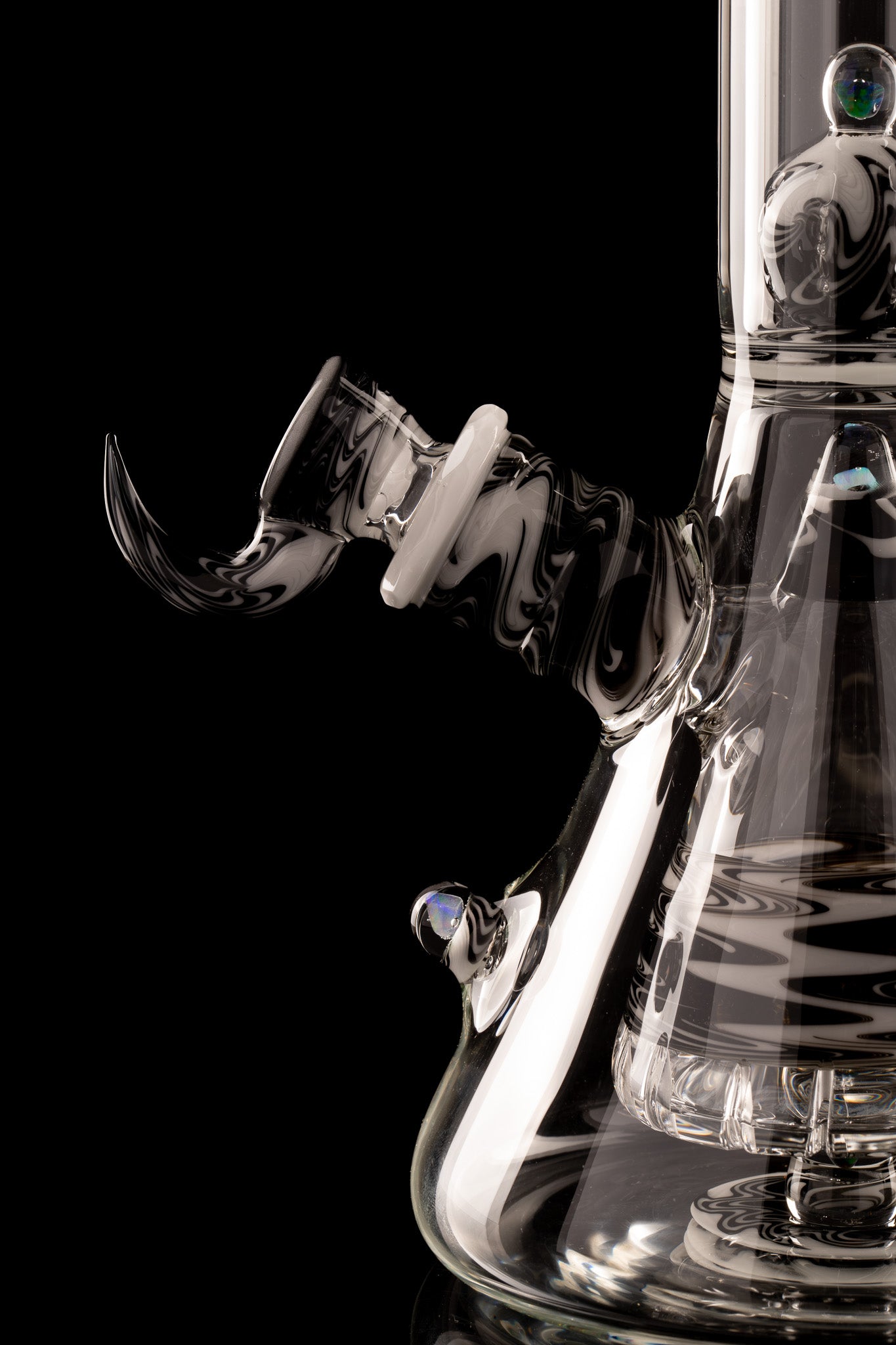 Blazed Glass - Worked Collins W/ Drain