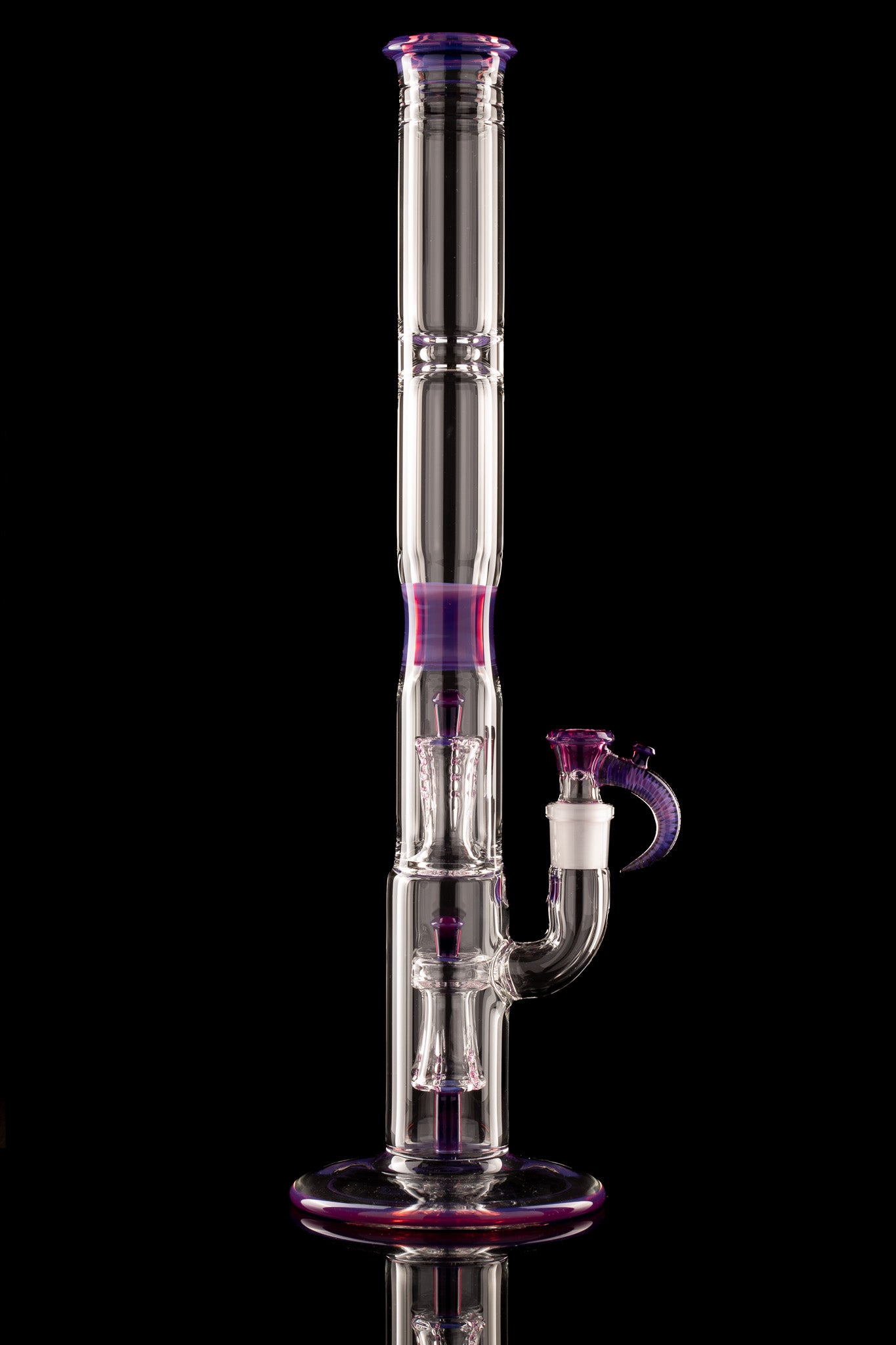 Jamms Glass - Double Diamond Perc Tube - Royal Jelly
