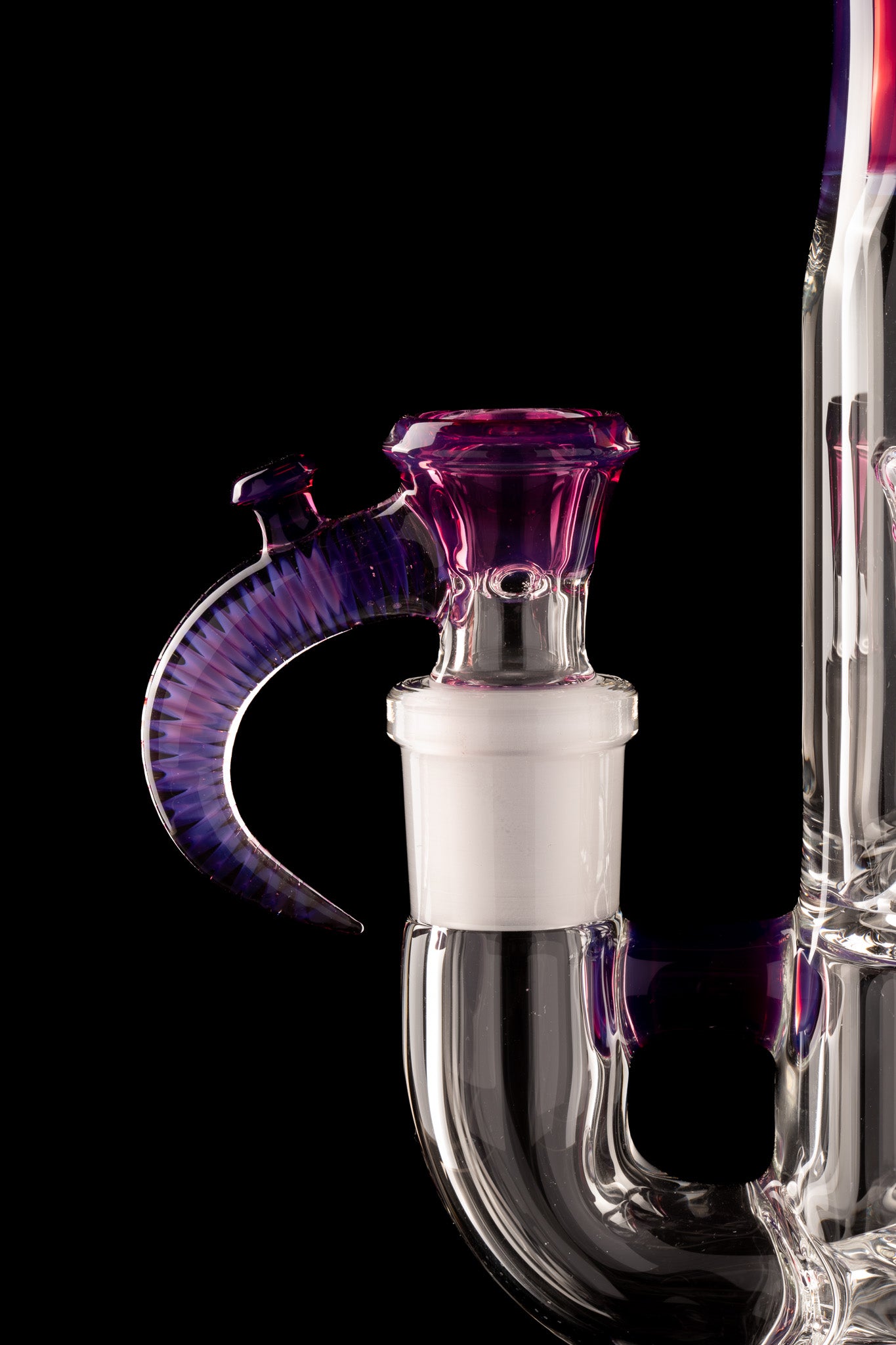 Jamms Glass - Double Diamond Perc Tube - Royal Jelly