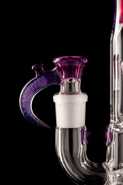 Jamms Glass - Double Diamond Perc Tube - Royal Jelly