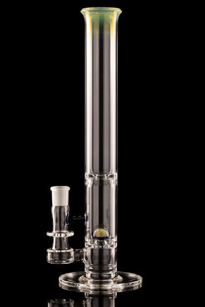 Discobox Glass - 44mm Marble Natty Perc Tube W/ Splash Guard - 4