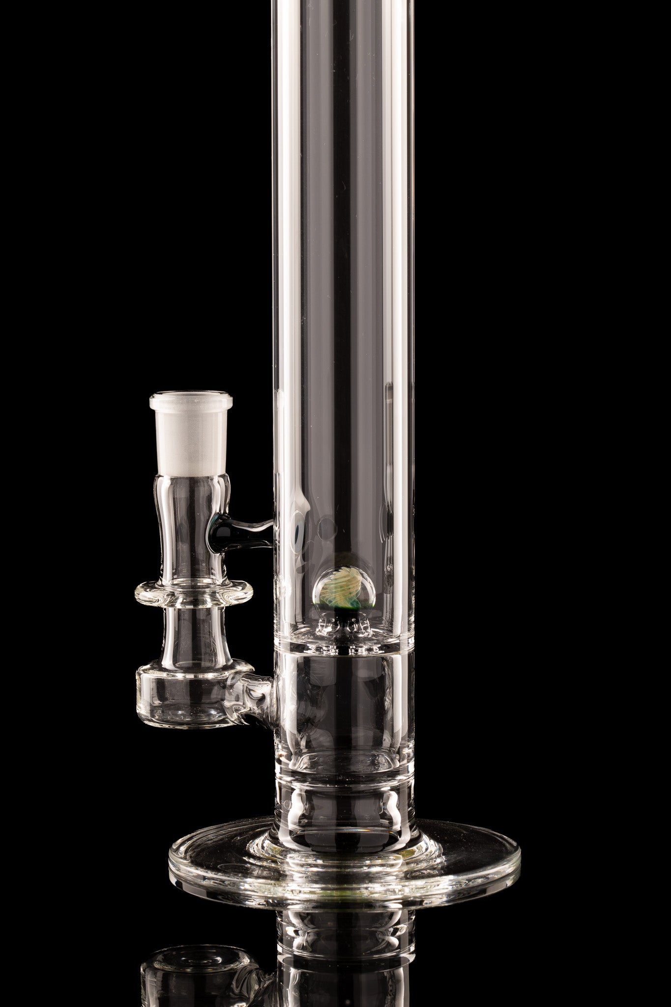 Discobox Glass - 44mm Marble Natty Perc Tube - 7