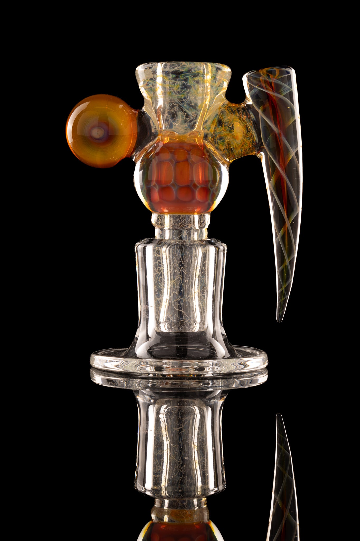 Jesse Who - Fully Worked Mega Heady 5 Hole 18mm Fumed Slide