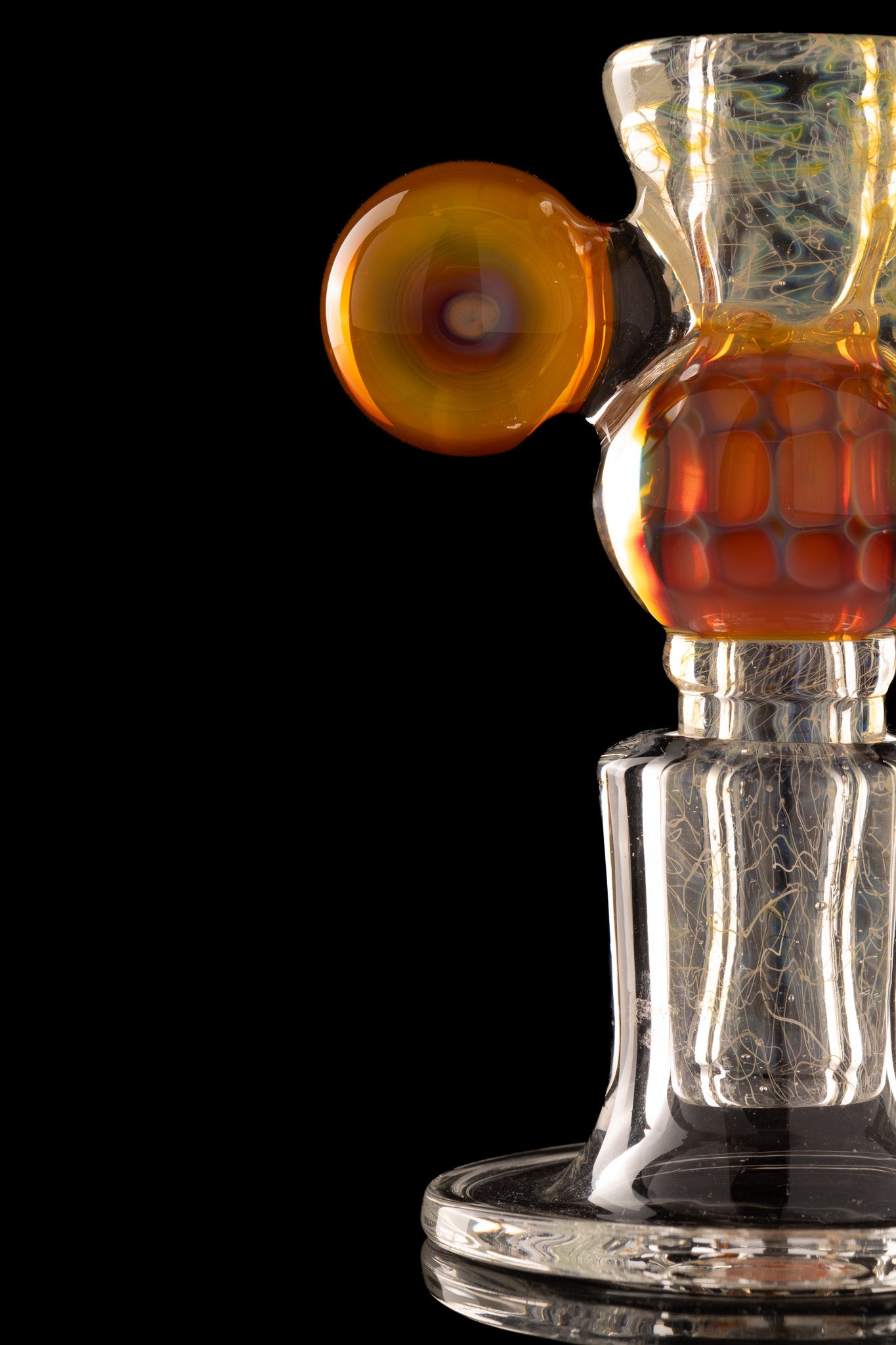 Jesse Who - Fully Worked Mega Heady 5 Hole 18mm Fumed Slide