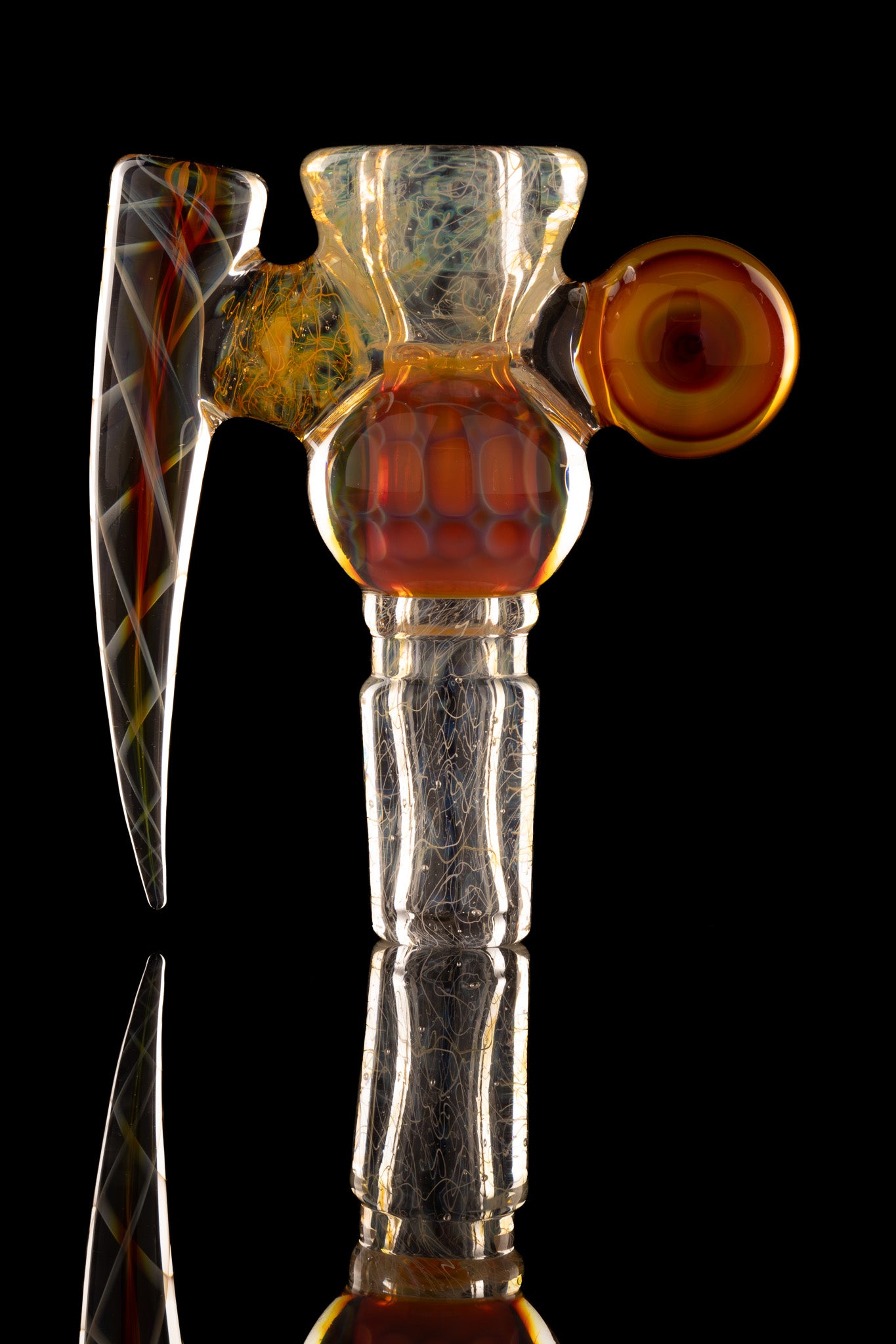 Jesse Who - Fully Worked Mega Heady 5 Hole 18mm Fumed Slide