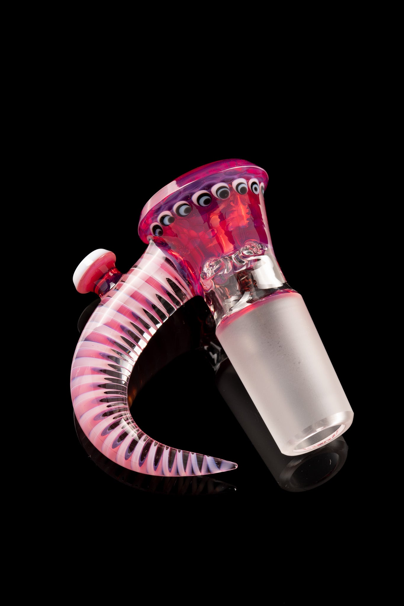 Jamms Glass - 18mm 4 Hole Honeycomb w/ Dotstack Lips - Telemagenta