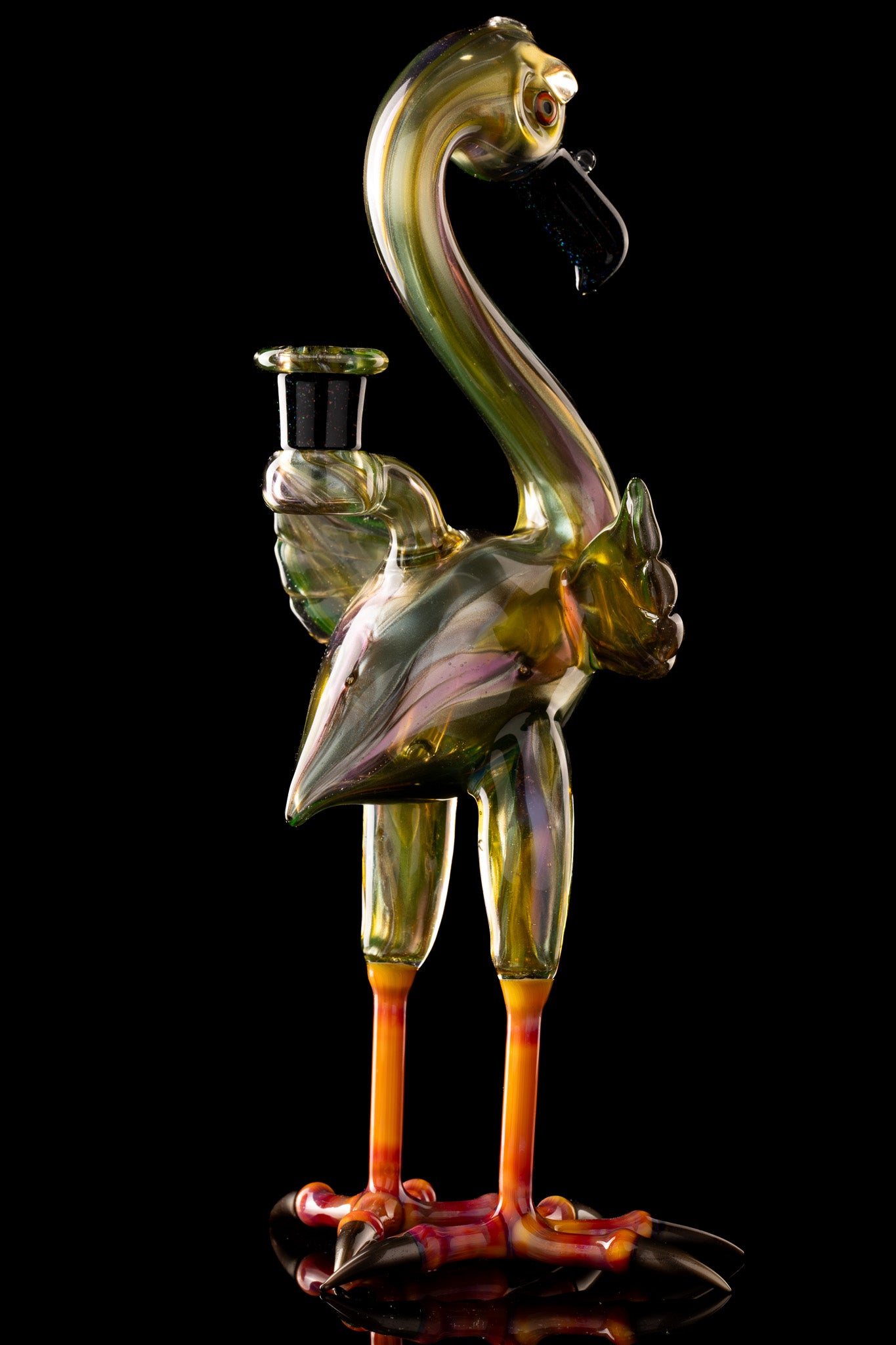 Thill Glassworks X Burtoni - Collab Worked Flamingo Rig