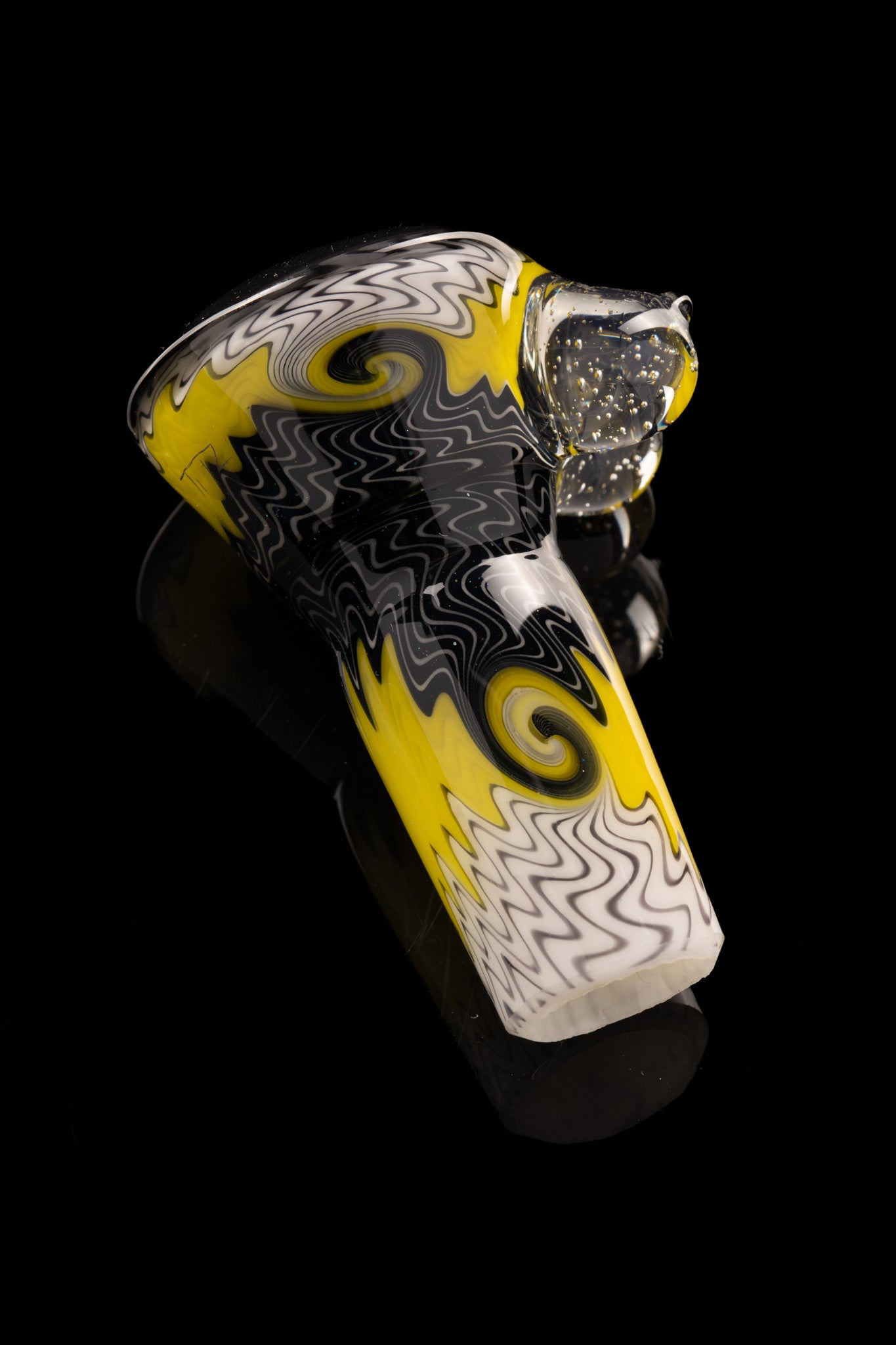 Titz Glass - 18mm 4hole Fully Worked Boob Bowl - 1