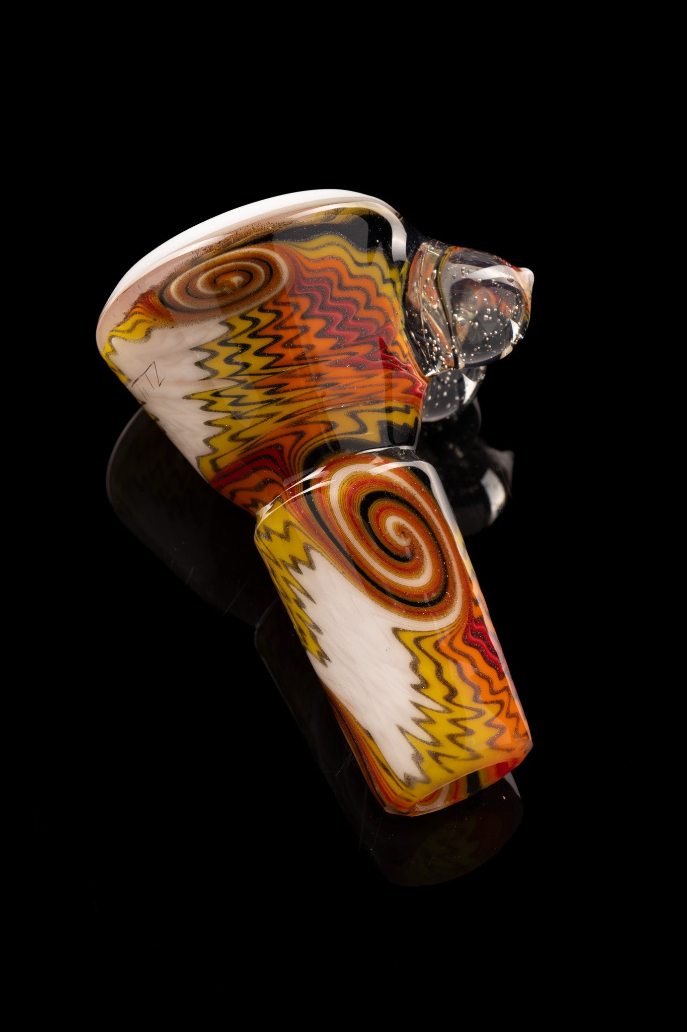 Titz Glass - 18mm 4hole Fully Worked Boob Bowl - 2