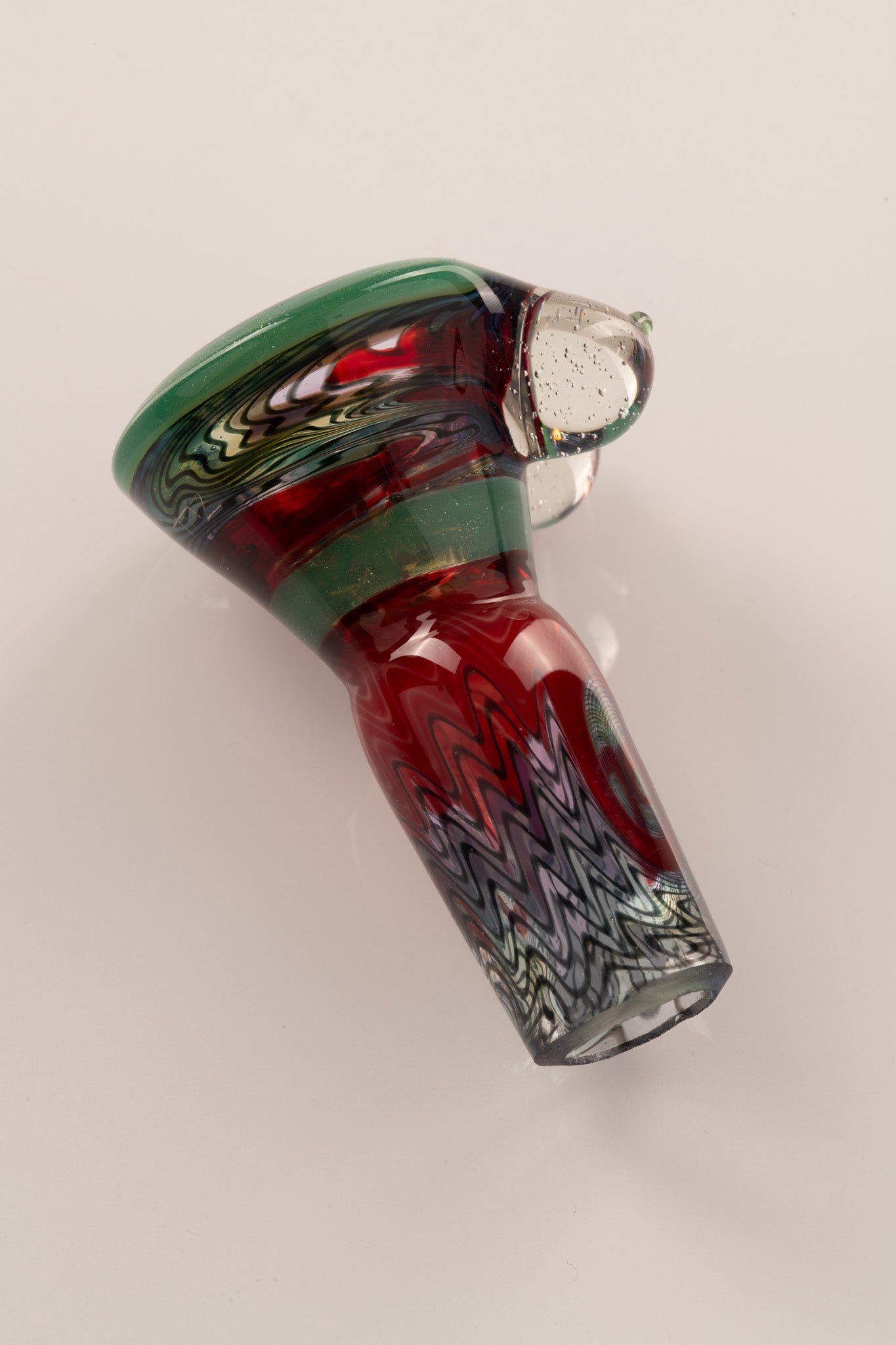 Titz Glass - 18mm 4hole Fully Worked Boob Bowl - 4