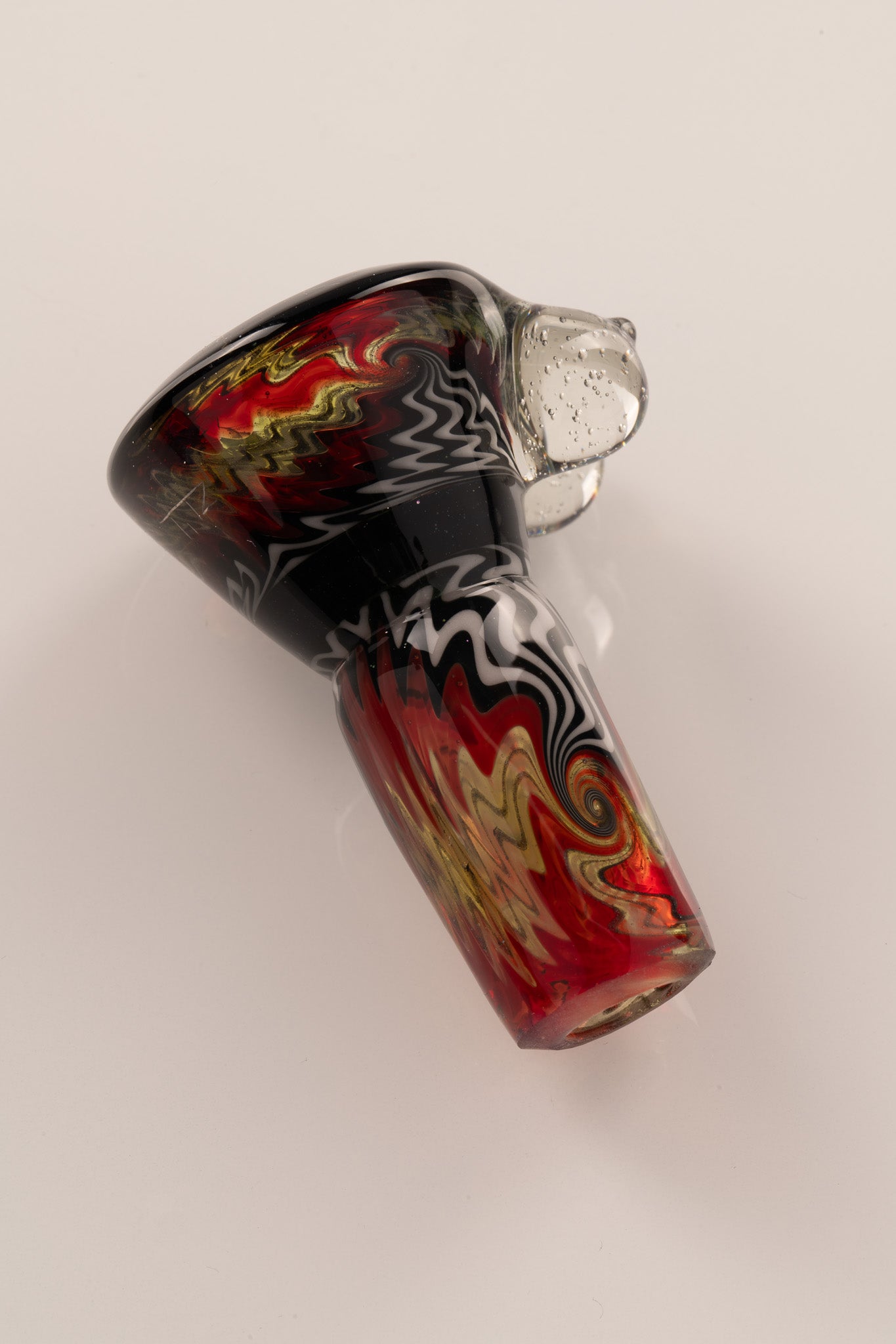 Titz Glass - 18mm 4hole Fully Worked Boob Bowl - 5