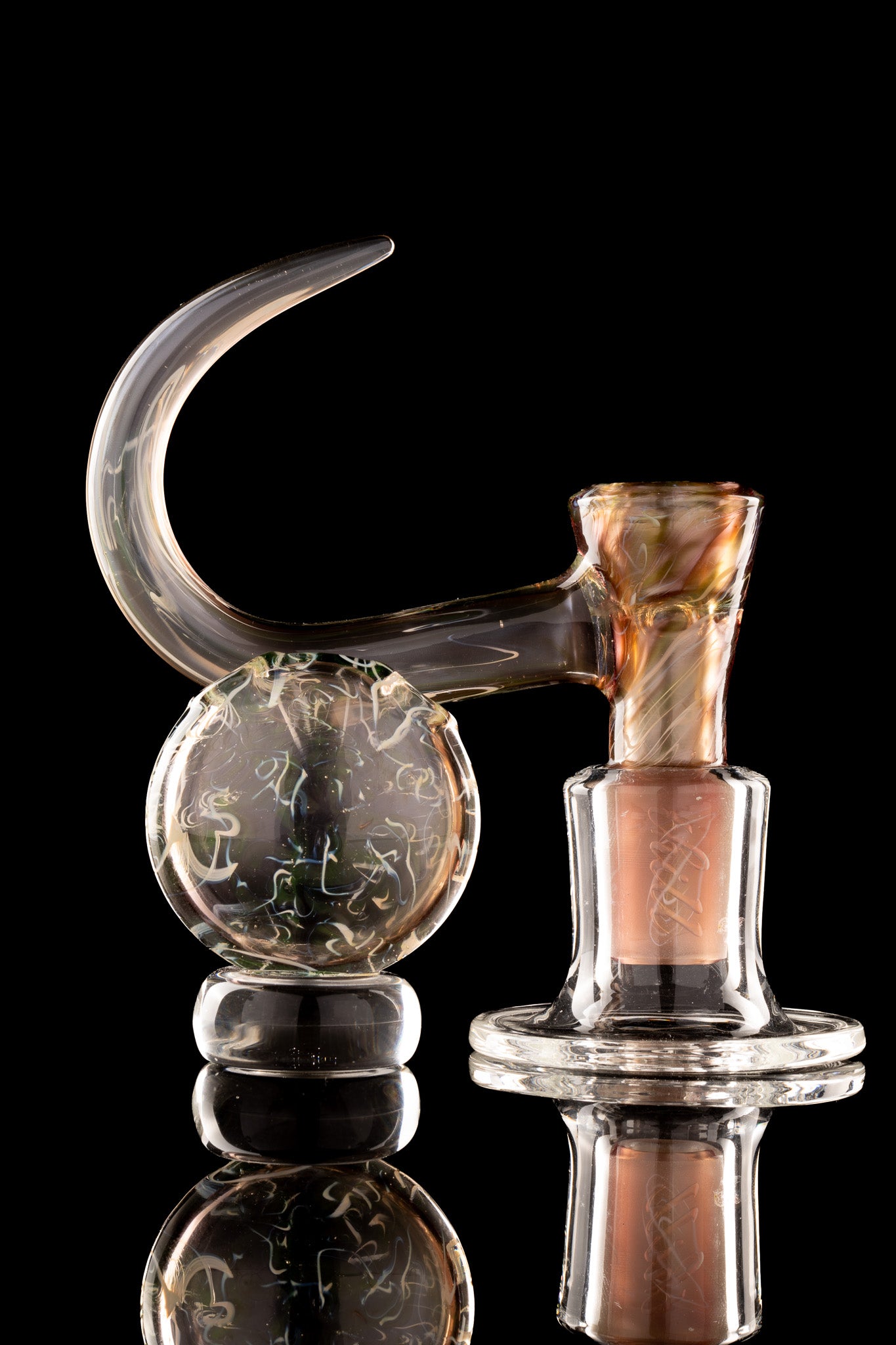 Thill Glassworks - 18mm 4-Hole Scribble Slide & Pendant Set