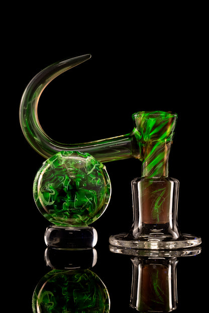 Thill Glassworks - 18mm 4-Hole Scribble Slide & Pendant Set
