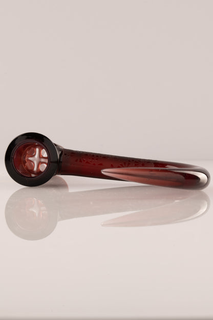 Thill Glassworks - 18mm 4-Hole Carved Single Colour