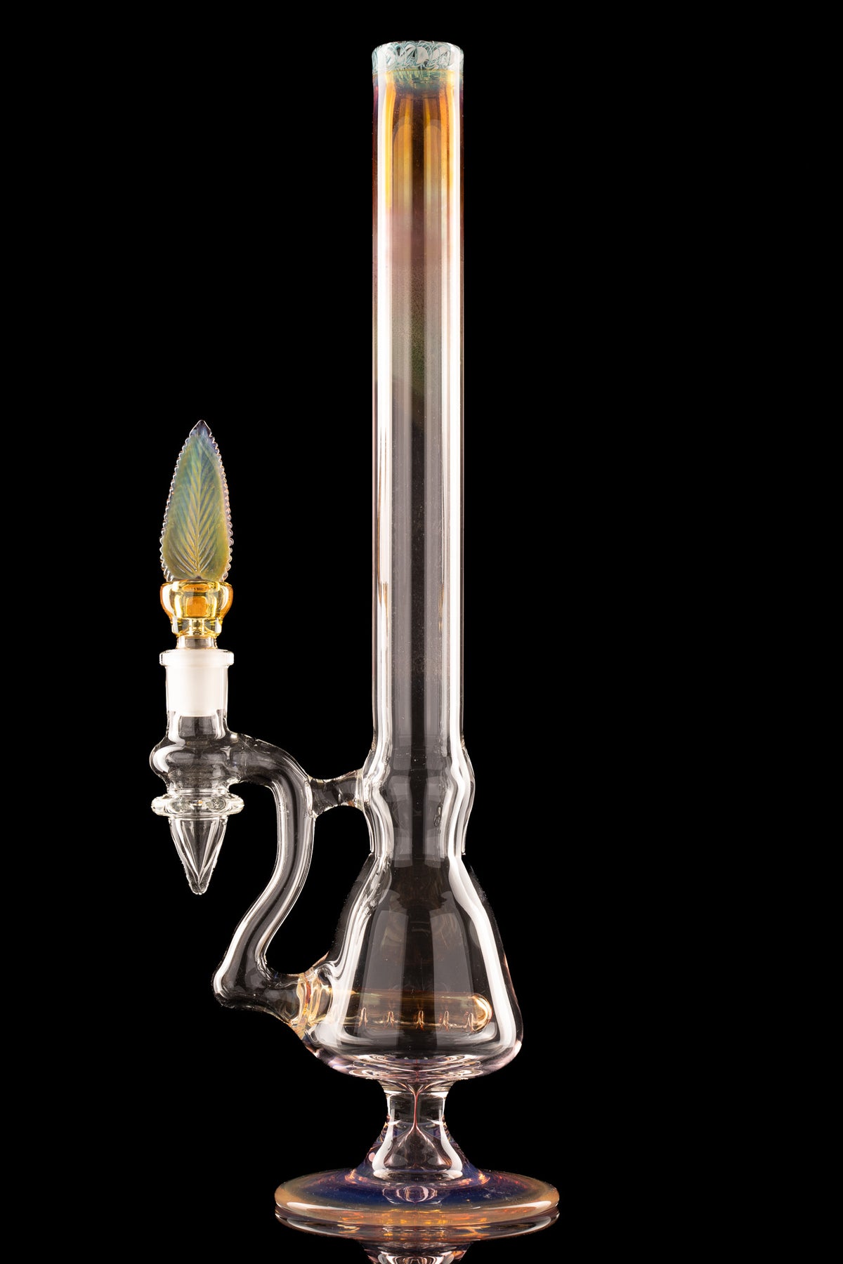 Oleg - Fumed Goblet Foot Inline Tube - 1