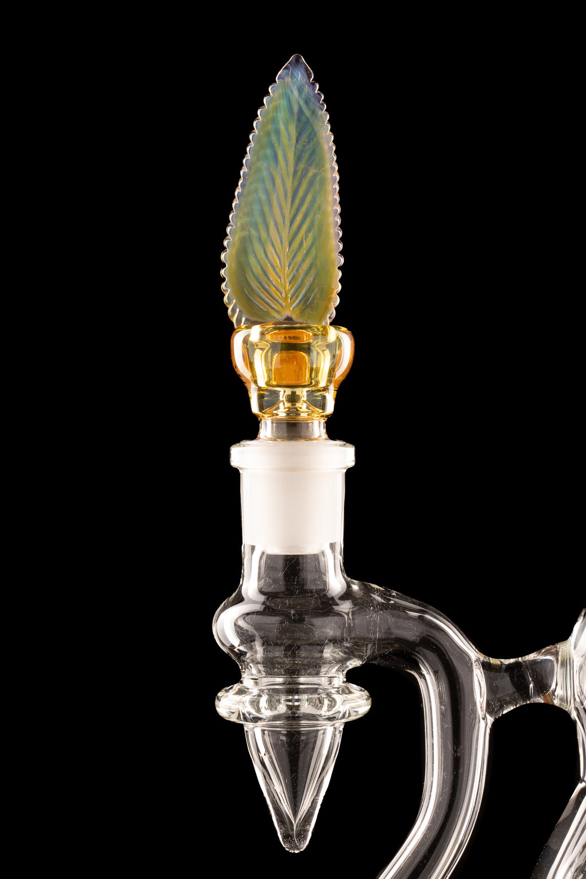 Oleg - Fumed Goblet Foot Inline Tube - 1